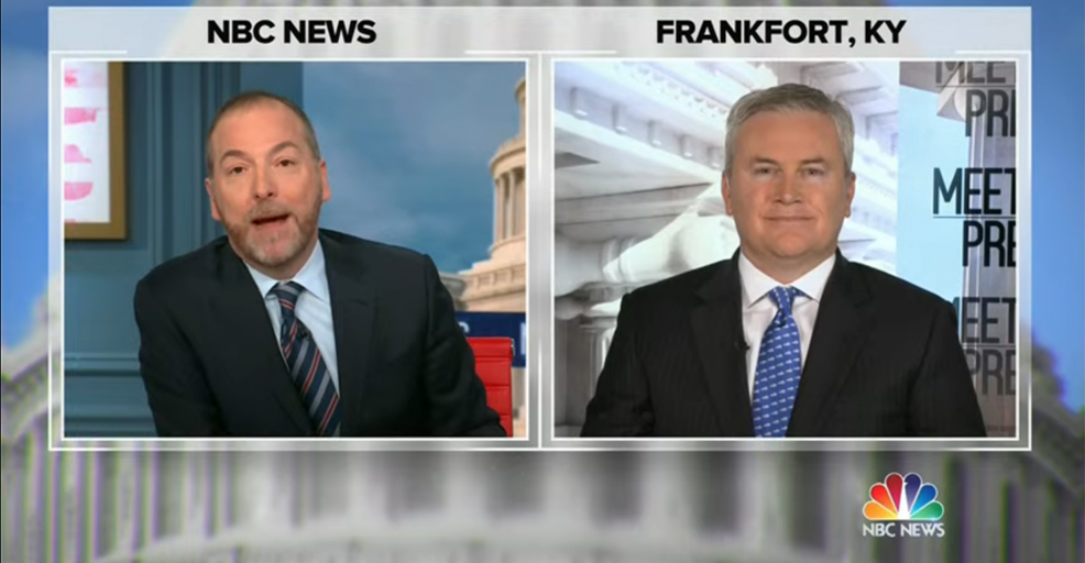 ICYMI: Comer Joins Meet the Press, Warns Republicans Will Put An End to Biden Admin’s Unchecked One-Party Rule