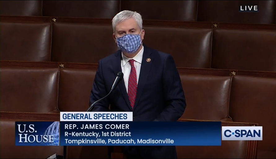 Comer Votes No on DC Statehood